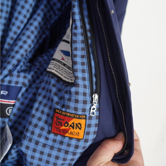 Vintage Bogner Women Blue Skiing Snow Jumpsuit Snowboarding Winter Sz L12 (long) - Picture 4 of 12